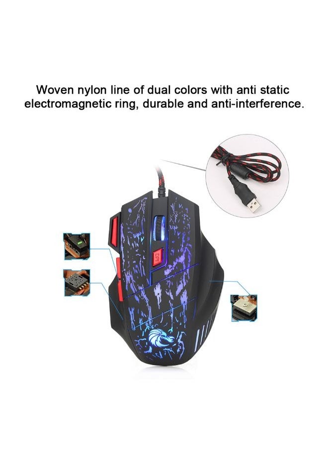 Generic H300 Wired Gaming Optical Mouse Side Buttons,Tri-Modes(BT5.1+BT5.1+2.4GHz) Mouse for PC/Tablet/Desktop/Office/Games  - Image 5