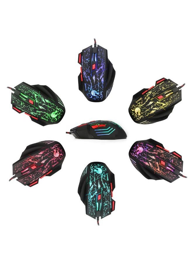Generic H300 Wired Gaming Optical Mouse Side Buttons,Tri-Modes(BT5.1+BT5.1+2.4GHz) Mouse for PC/Tablet/Desktop/Office/Games  - Image 2