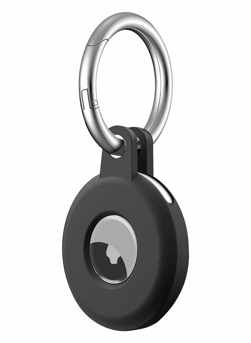 Excefore [4 Pack] LDHTY Case for Apple AirTags Case Keychain, Air Tag Holder Tracker/Key Ring Cases/Protective Cover Loop Silicone, Finder Items for Luggage Dogs Cat Pet Collar Backpackse - Image 1