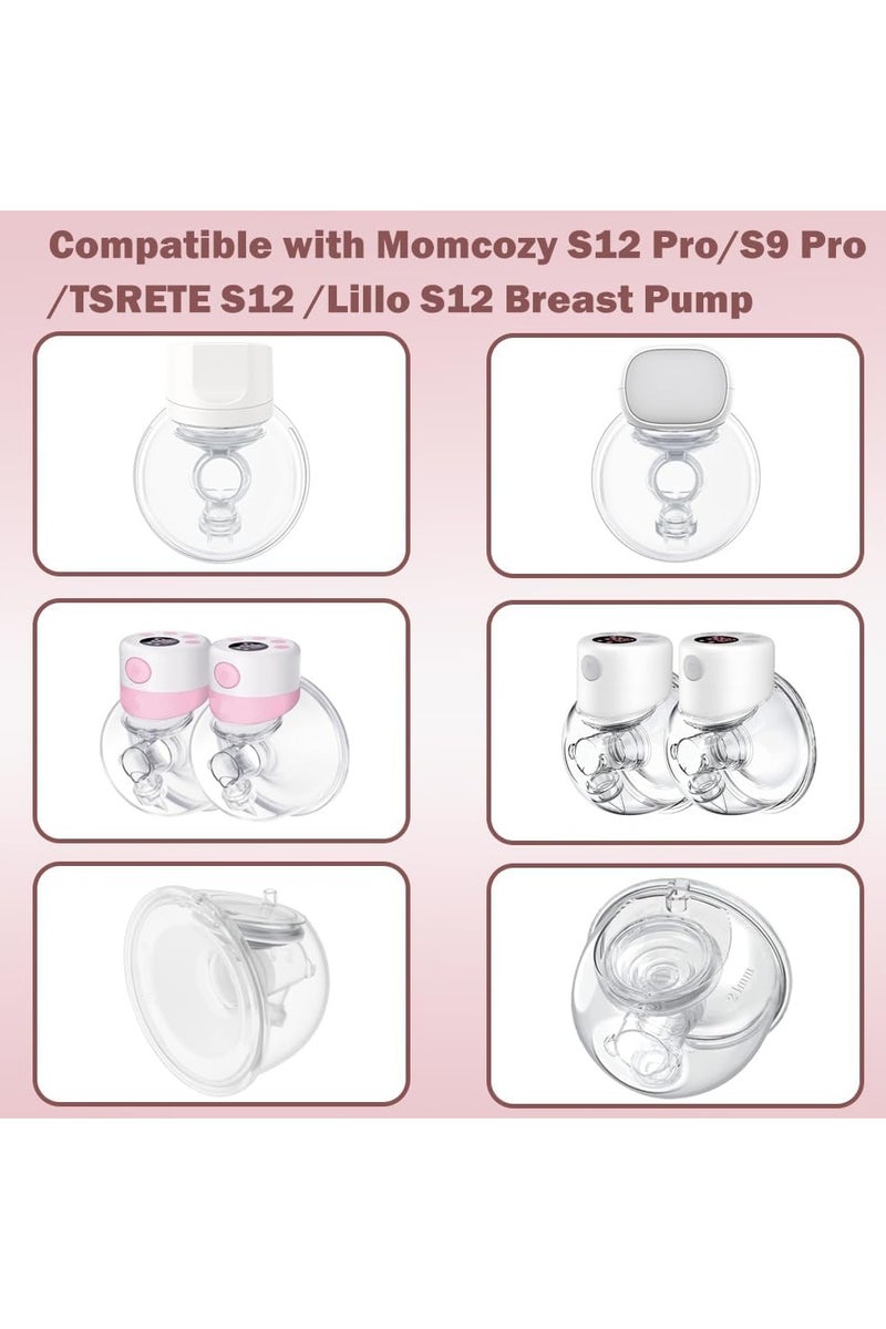 6 قطع صمام داكبيل متوافق مع مضخة الثدي موموكوزي S9 Pro/S12 Pro/S9/S12 وأجزاء استبدال ملحقات الرضاعة الطبيعية لمضخات الثدي موموكوزي - Image 2