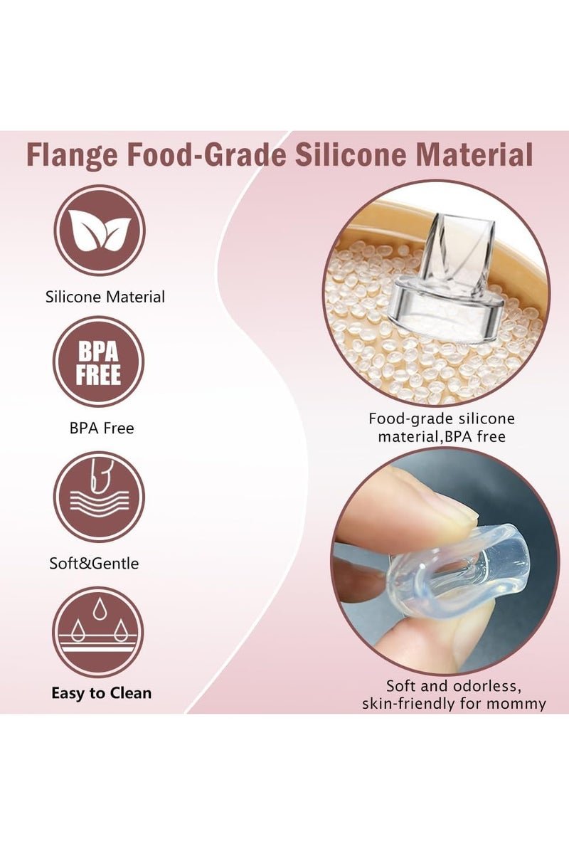 6 قطع صمام داكبيل متوافق مع مضخة الثدي موموكوزي S9 Pro/S12 Pro/S9/S12 وأجزاء استبدال ملحقات الرضاعة الطبيعية لمضخات الثدي موموكوزي - Image 4