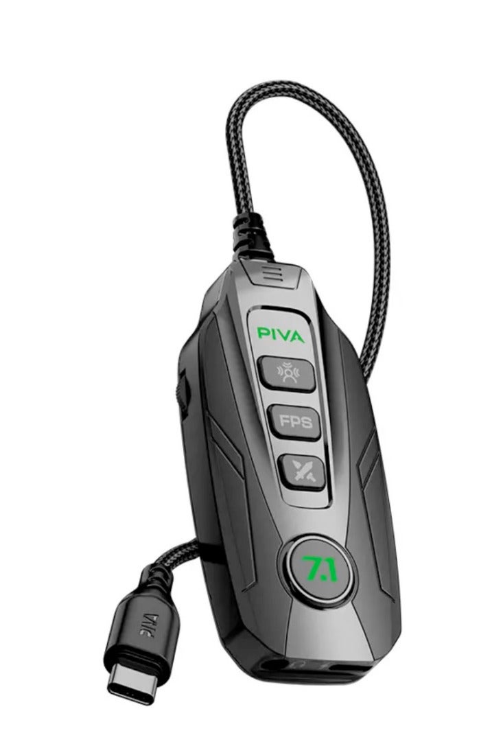 Piva GS20 Type-C Charging, Headphone and Sound Card Adapter - Image 1