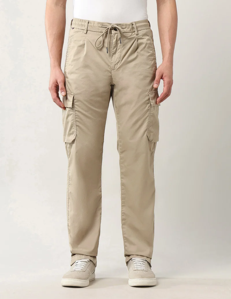 Arrow Mid Rise Regular Fit Cargos