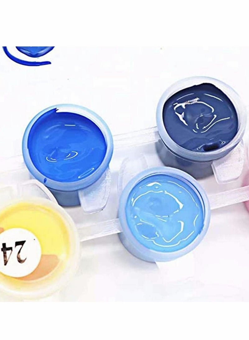 Excefore Paint by Numbers DIY Acrylic Painting Kit for Adults & Kids Beginner – - Vivid Sunflower (Without Frame)- 40cm x 50cm - Image 4