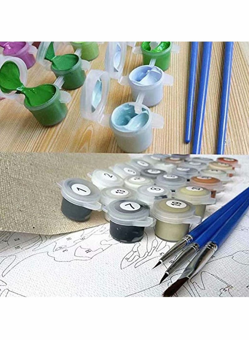 Excefore Paint by Numbers DIY Acrylic Painting Kit for Adults & Kids Beginner – - Vivid Sunflower (Without Frame)- 40cm x 50cm - Image 2