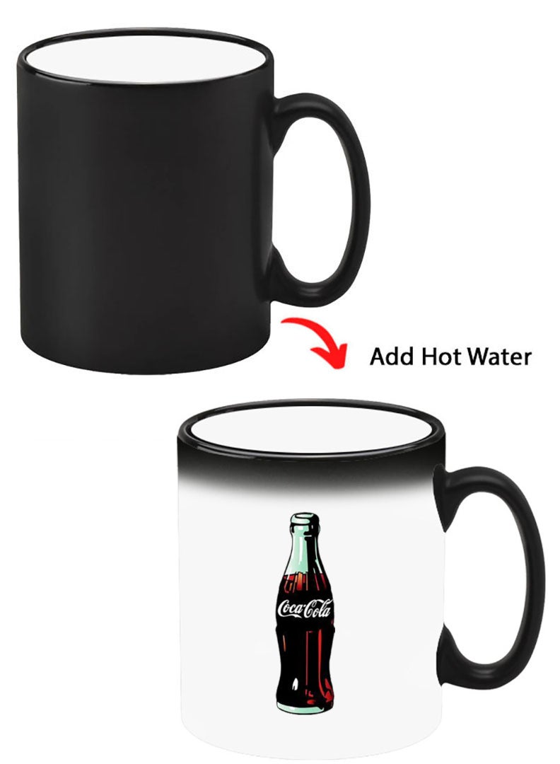 Theodor Color Changing Heat Sensitive Ceramic Mug, Image Revealed When HOT Liquid is Added! Coke - Image 1