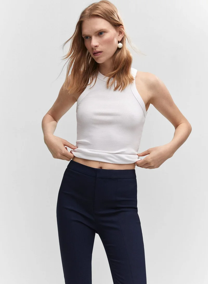 MANGO High Waist Pants