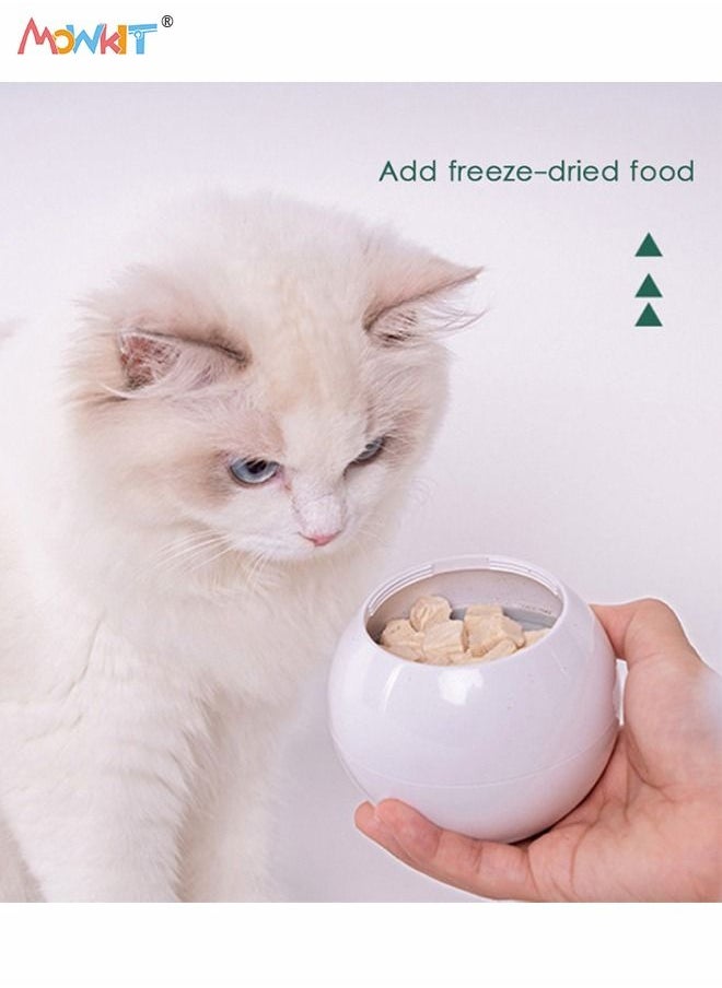 Cat Toys Interactive Cat Rolling Toys Automatic Indoor Food Dispenser Cat Toys USB Rechargeable Laser Rotating Ball Cat Toys