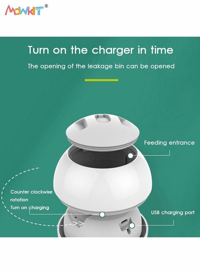 Cat Toys Interactive Cat Rolling Toys Automatic Indoor Food Dispenser Cat Toys USB Rechargeable Laser Rotating Ball Cat Toys