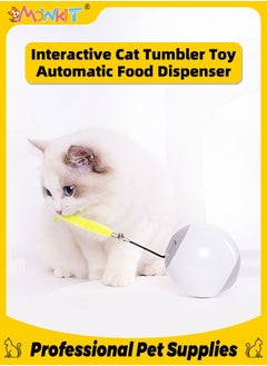 Cat Toys Interactive Cat Rolling Toys Automatic Indoor Food Dispenser Cat Toys USB Rechargeable Laser Rotating Ball Cat Toys - pzsku/Z1415E2B70F0761A34677Z/45/_/1687256145/62def2b8-8405-4cb9-8cb2-87e983e2efa8