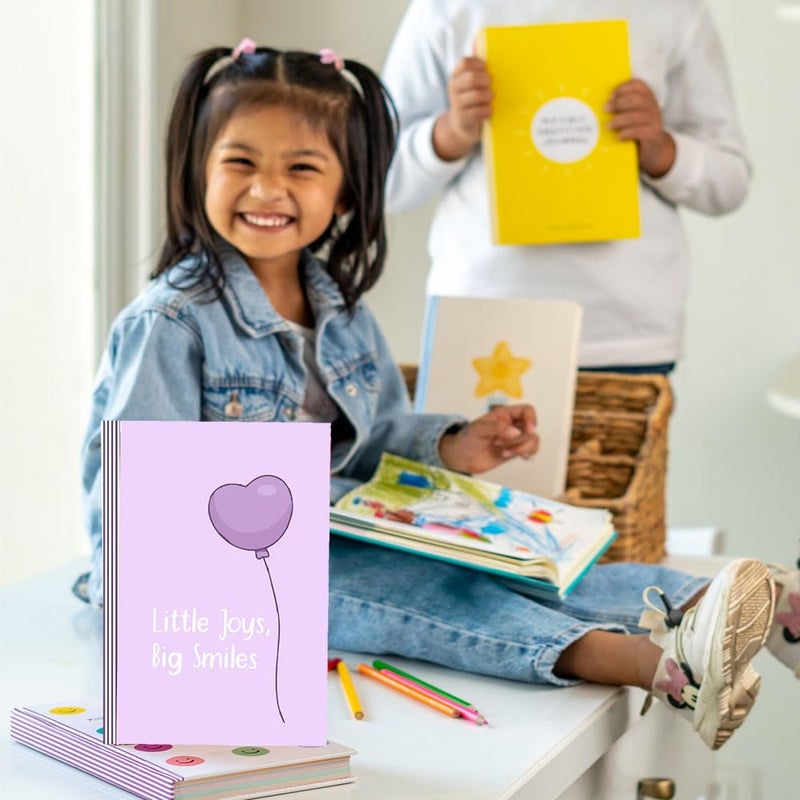 CHAARPAI Kids Gratitude Journal for 6 Months, Daily Confidence Build Up & Self Growth Journal for Kids, A5 Size, 100 GSM Paper with Matt Laminated Hardbound Cover, 5-12 Age (Pack of 1) (Little Joy) - Image 3