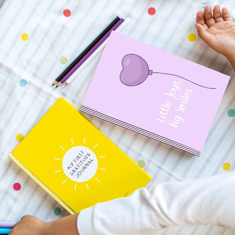 CHAARPAI Kids Gratitude Journal for 6 Months, Daily Confidence Build Up & Self Growth Journal for Kids, A5 Size, 100 GSM Paper with Matt Laminated Hardbound Cover, 5-12 Age (Pack of 1) (Little Joy) - Image 4
