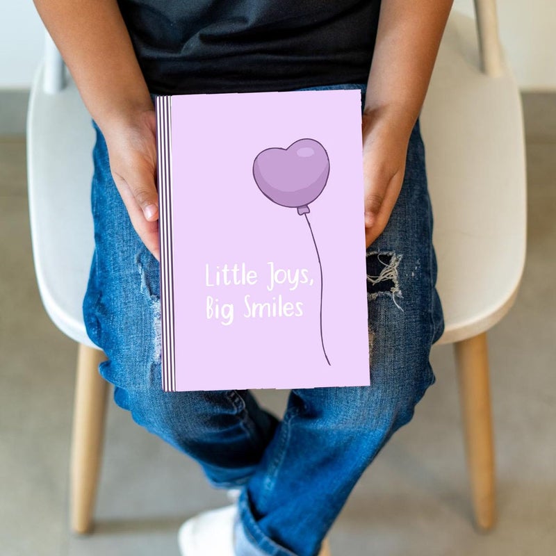 CHAARPAI Kids Gratitude Journal for 6 Months, Daily Confidence Build Up & Self Growth Journal for Kids, A5 Size, 100 GSM Paper with Matt Laminated Hardbound Cover, 5-12 Age (Pack of 1) (Little Joy) - Image 5