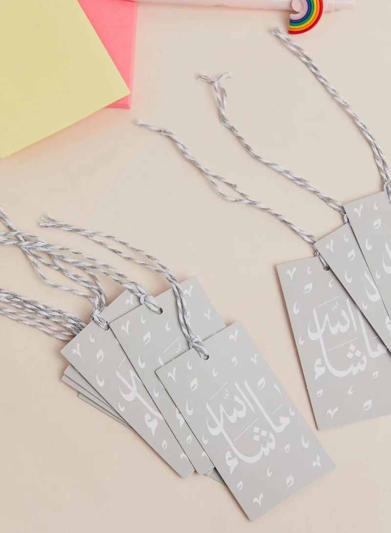 Silsal Set Of 10 Mashallah Gift Tags