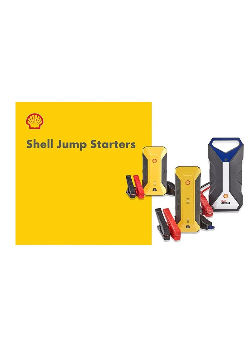Shell Jump Starter - Shell Car Jump Starter 12V, 800Ahm, support cars upto 6L Gas , 2L Diesel , 4 mode LED light , Power bank for portable devices 12,000mAh - Image 1