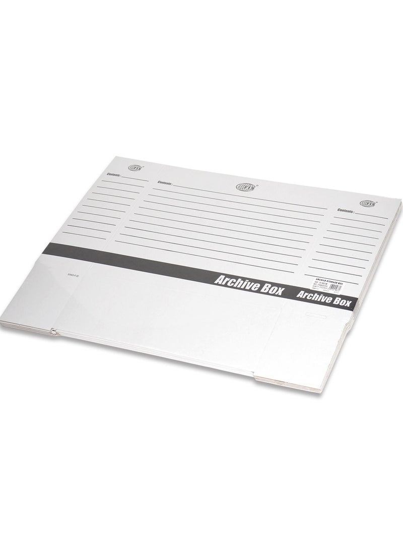 FIS 5PC Archival Storage Box Size 33.7X27 cm - Image 4