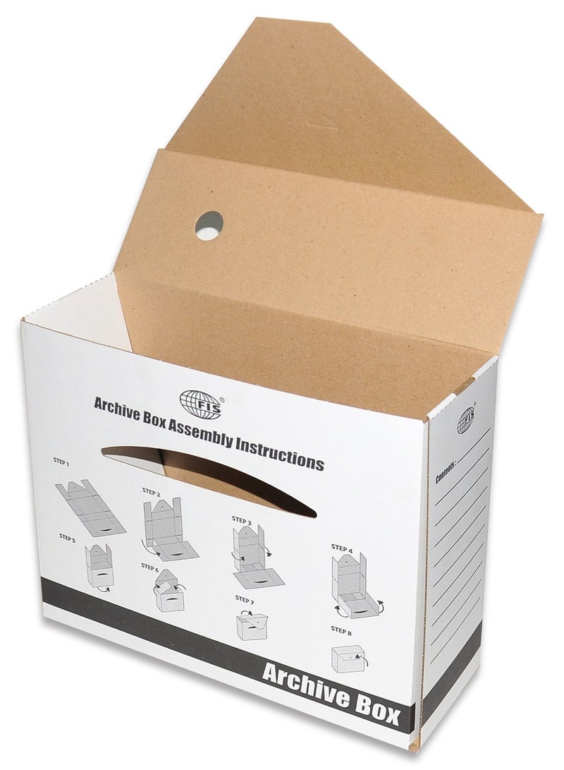 FIS 5PC Archival Storage Box Size 33.7X27 cm - Image 2