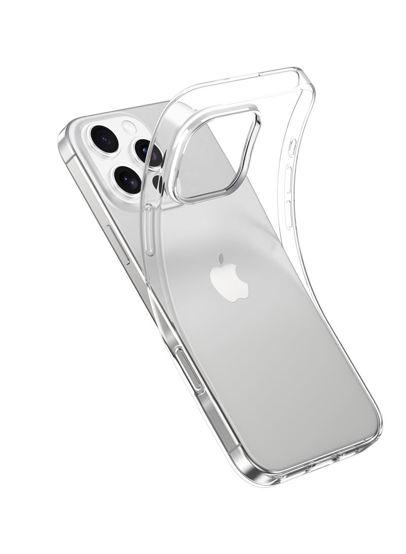 ديفيا كفر ايفون 16 برو شفاف ناعم مصنوع من مادة TPU مرنة ومتينة 【جراب حافظة حماية آيفون 16برو  】بي سي الصديقة للبشرة و منع الاصفرار، مقاوم للسقوط، مقاوم للخدش - Image 1