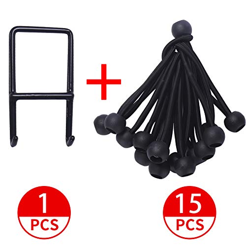 Newan 15pcs Replacement Bungee Ropes Fitness Trampoline+Spanning Tool - Max Limit 330 lbs - Image 2