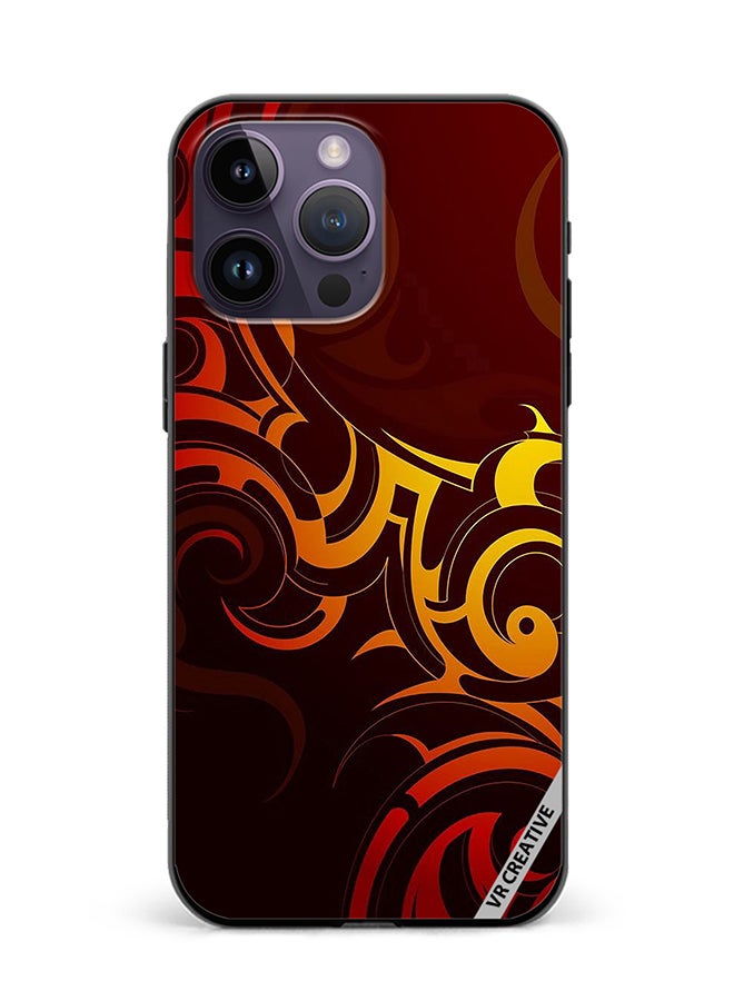 VR CREATIVE Protective Case Cover For Apple iPhone 16 Pro Max Superman Tattoo Background Design Multicolour