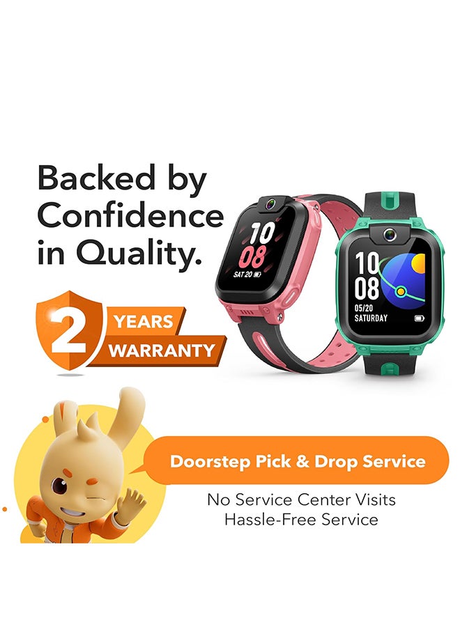 imoo Renewed - Phone Watch Z1 Kids Smartwatch Grapefruit - Image 2