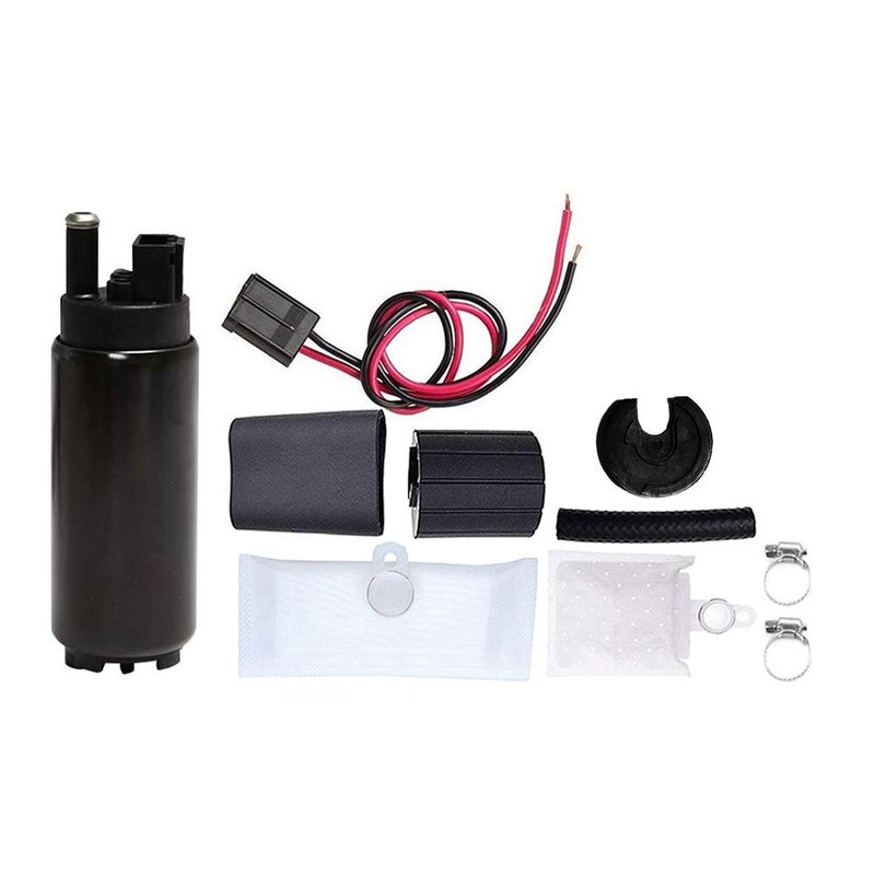 مضخة وقود كهربائية داخل الخزان GSS342 255 LPH عالية التدفق مع مجموعة التركيب (أسود)