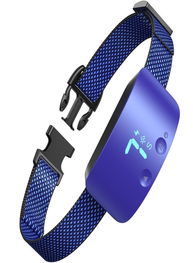NBJU Bark Collar for Dogs,Rechargeable Anti Barking Training Collar with 7 Adjustable Sensitivity and Intensity Beep Vibration for Small Medium Large Dogs(Dark Blue - Image 1