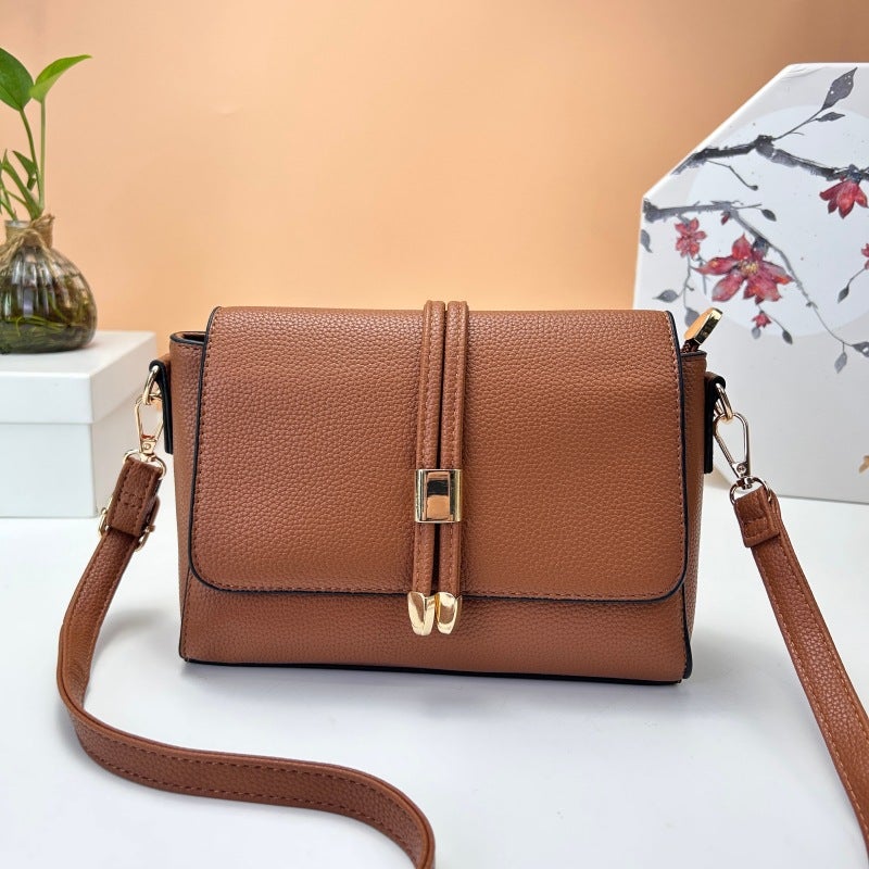 Qianzi Fox New Armpit Bag 2024 All-Match Crossbody Bag Commuter Small Square Bag Single Shoulder Cover Women'S Bag - Image 1