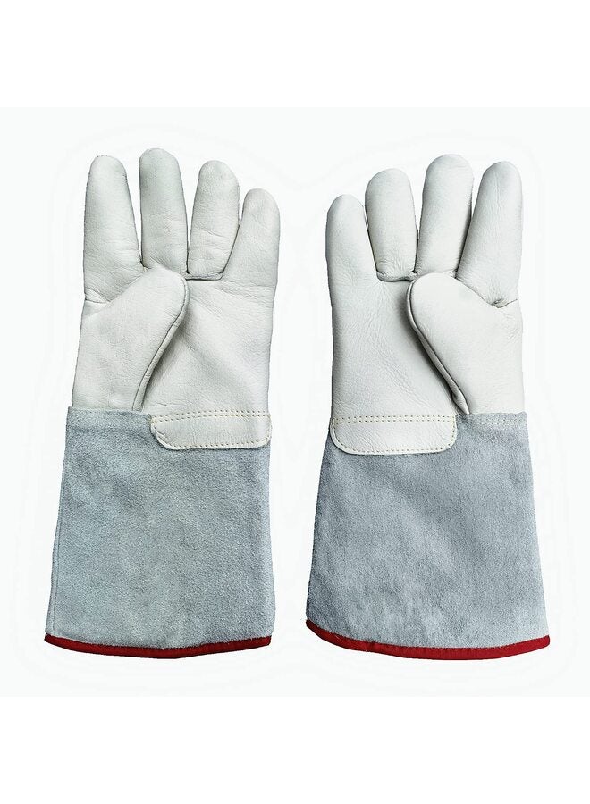 36cm Cryogenic Gloves Low Temperature LN2 Liquid Nitrogen Protective Gloves Cold Storage Safety Frozen Gloves - Image 2