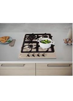 kitchen Line Gas Hob 4 Burners 60 CM with Side Switches Italian | G4013  - Image 3