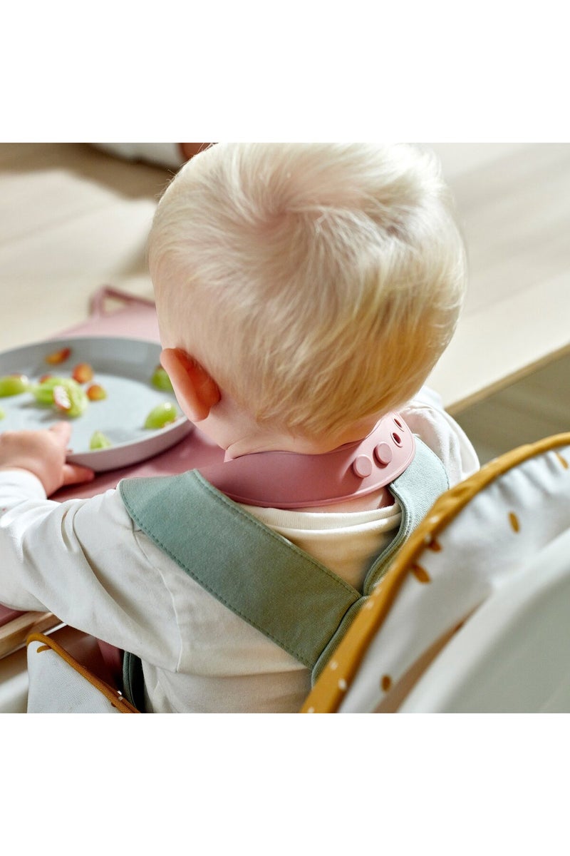 Bib, pale pink - Image 3