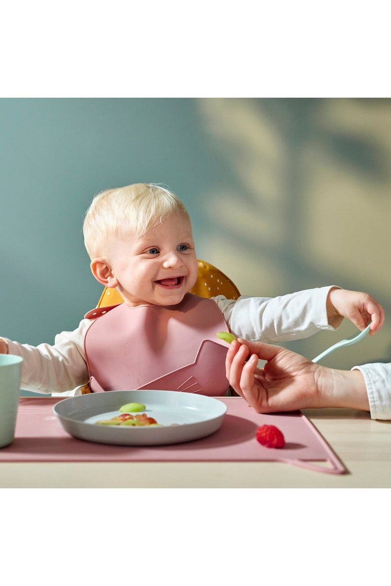 Bib, pale pink - Image 2