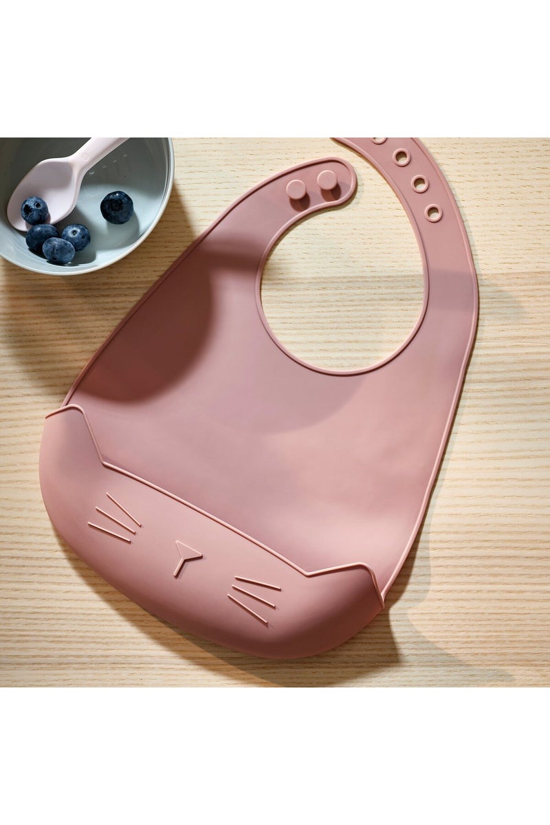 Bib, pale pink - Image 4