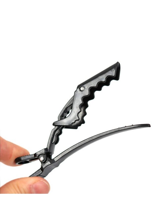 yantaisiyu 12Pcs Hair Clips Alligator Hair Clip Professional Salon Tool Wide Tooth Hair Clips For Hair Styling（Black）  - Image 4