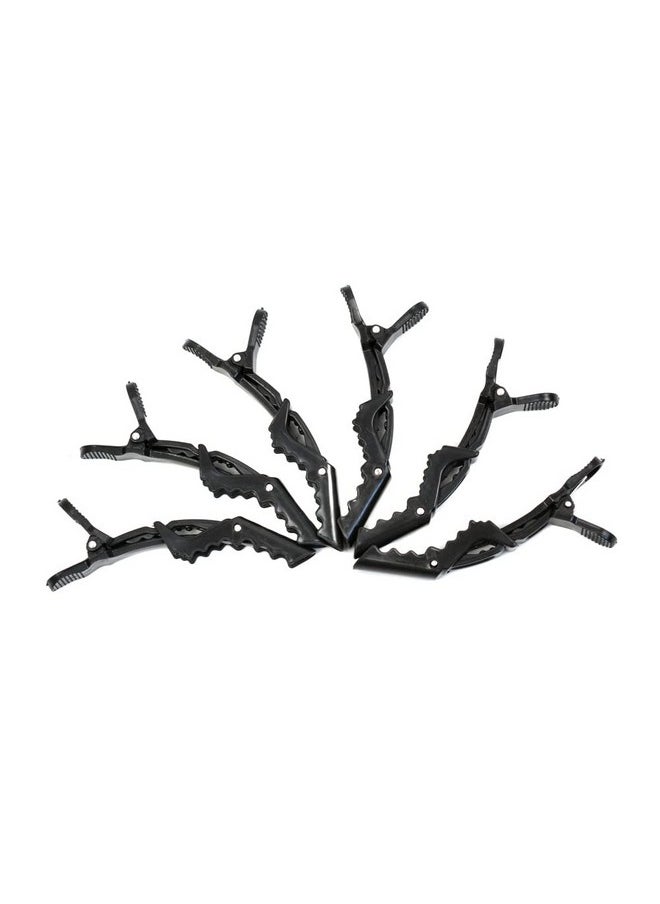 yantaisiyu 12Pcs Hair Clips Alligator Hair Clip Professional Salon Tool Wide Tooth Hair Clips For Hair Styling（Black）  - Image 5