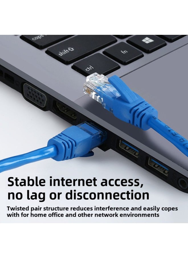 Generic Six Types Of Gigabit Network Cable Router Cat6 Finished Network Cable Jumper 1 Meter Computer High-speed Broadband Network Cable-Color:Black-Line Length:2m  - Image 3