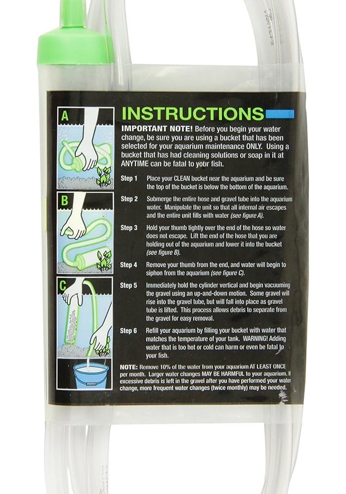 Python Pro Clean-Mini Gravel Washer & Siphon Kit - 1" x 6" Tube with 6 ft. Hose - Image 3