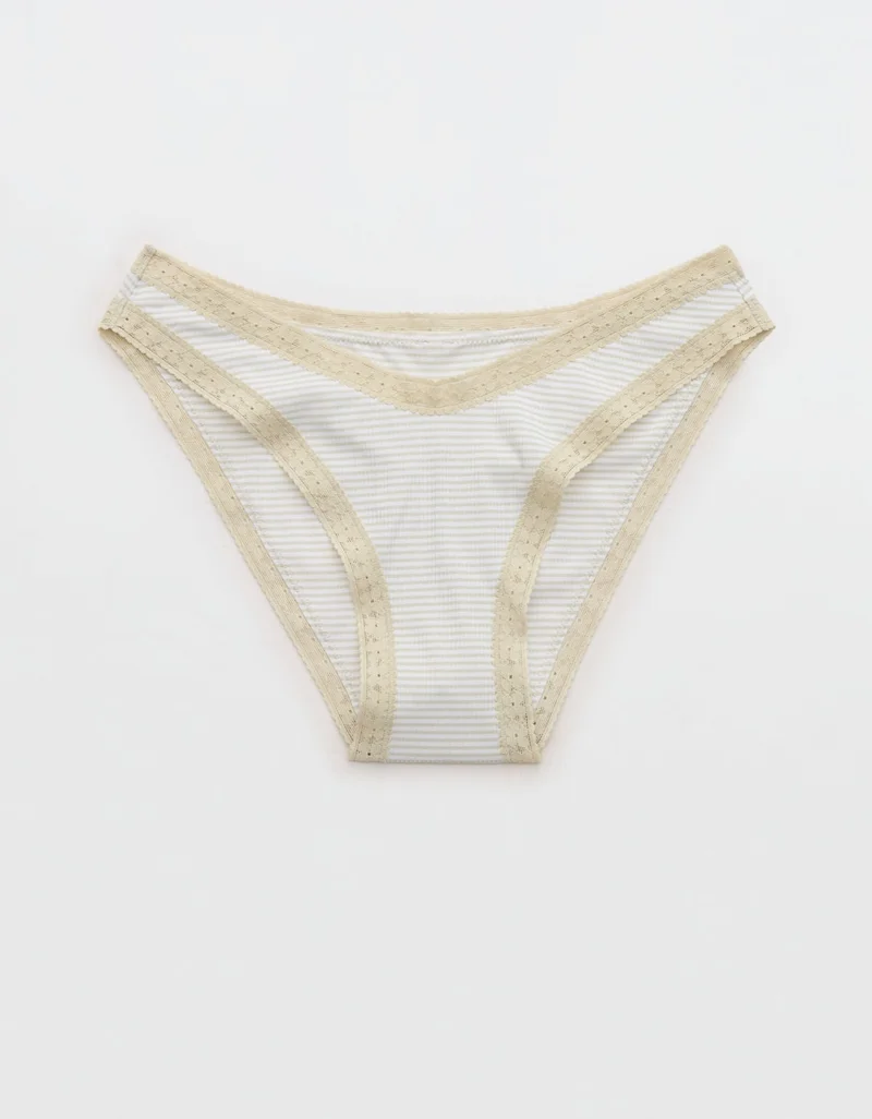 Aerie  Aerie SMOOTHEZ Microfiber Lace Bikini Underwear for Women | Best Price UAE