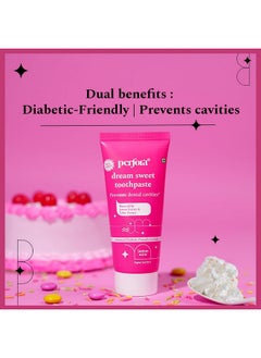 Perfora Oral Health Diabetics Special Toothpaste For Adults - 150 Gms (Pack Of 1) | Sugar Free Toothpaste | Cavity Protection Toothpaste | Diabetic Friendly Tooth Gel | Toothpaste For Kids & Adults | Sls Free Toothpaste | Anticavity Toothpaste | No Artificial Sweeteners | Made Safe Certified | Vegan-Friendly | Gel Toothpaste - Jamun Mint (Flavor)  - Image 3