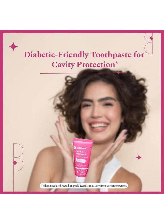 Perfora Oral Health Diabetics Special Toothpaste For Adults - 150 Gms (Pack Of 1) | Sugar Free Toothpaste | Cavity Protection Toothpaste | Diabetic Friendly Tooth Gel | Toothpaste For Kids & Adults | Sls Free Toothpaste | Anticavity Toothpaste | No Artificial Sweeteners | Made Safe Certified | Vegan-Friendly | Gel Toothpaste - Jamun Mint (Flavor) - Image 2