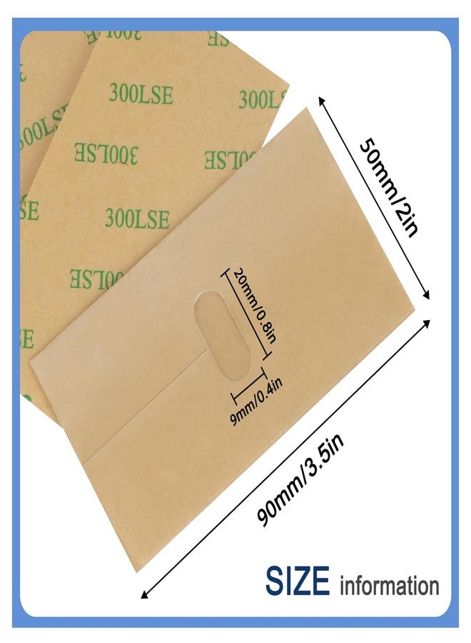 AccEncyc 8 Vertical Blind Repair Tabs with String Holes, Horizontal Blinds Repair Kit for Replacement Slats & Parts (1in+2in) (with Hole) - Image 2
