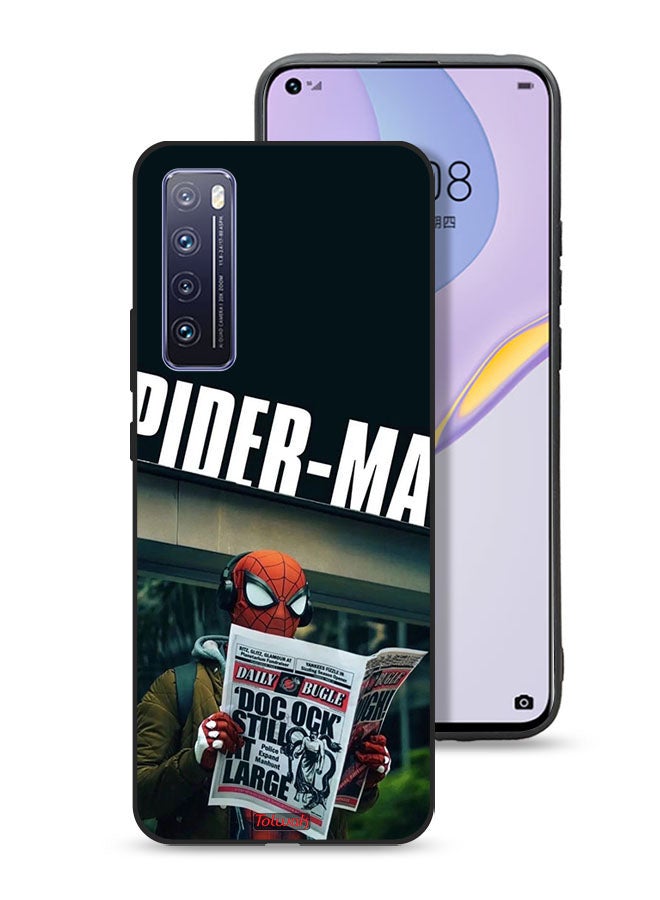 Tolwak Huawei nova 7 5G Protective Case Cover Spiderman Reading Newspaper - Image 1