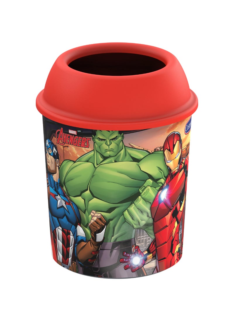 Cosmoplast Cosmoplast Marvel Avengers Round Dust Bin 10 Liters 