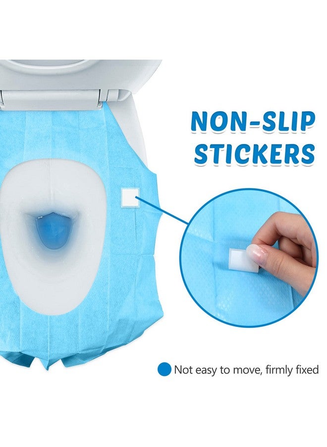 Yahenda 200 Pack Toilet Seat Covers Disposable Extra Large Individually Wrapped Toilet Seat Cover for Adults and Kids Potty Training Waterproof Travel Potty Seats Mats for Kids Adults Public Bathroom - Image 4