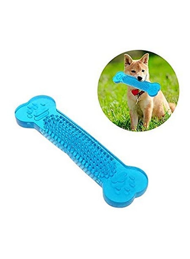Soft Natural Rubber Gel Squeaky Spiky Chew Toys For Aggressive Chewers Dental Teething Cleaning Toy (Color As Per Availability) - Image 4