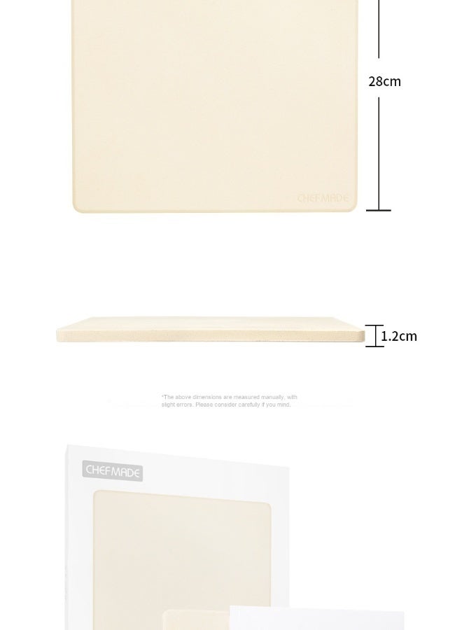 chefmade Durable High-Temperature Pizza Baking Stone - 26x28x1.2cm - Image 4