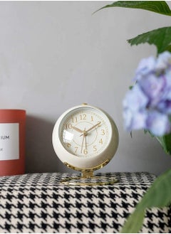 Excefore Loud Alarm for Deep Sleepers, Classic Non-Ticking Tabletop Alarm Clock with Backlight  - Image 5