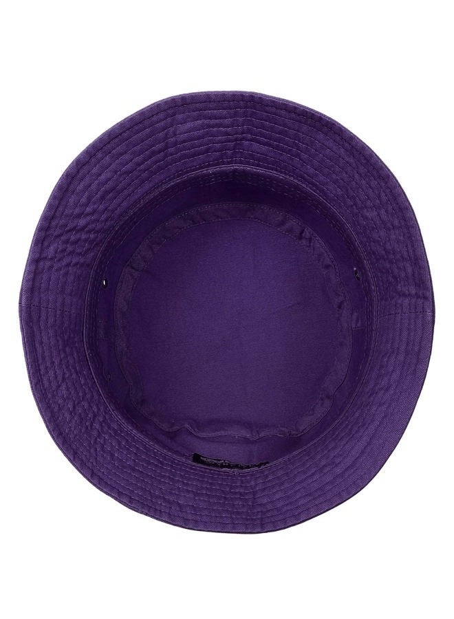 Falari Men Women Unisex Cotton Bucket Hat 100% Cotton Packable for Travel Fishing Hunting Summer Camp (L/XL, Purple) - Image 5