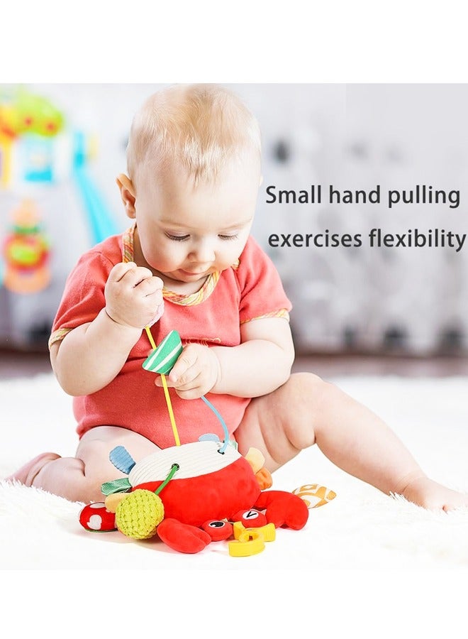Car Seat & Stroller Toys for Babies 0-6 Months, Crab Baby Car Seat Toys for Boys Girls - Image 3
