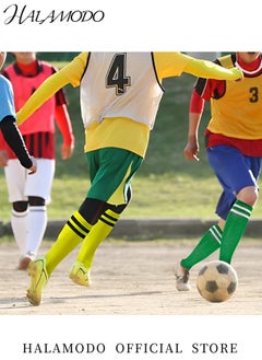 Generic Soccer Socks Team Sport Knee High Socks Anti Slip Soccer Knee Socks Athletic Socks Non Slip Football Sports Grip Socks for Kids Youth Adult  - Image 5